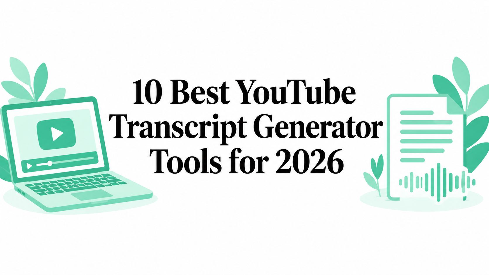 10 Best YouTube Transcript Generator Tools for 2026