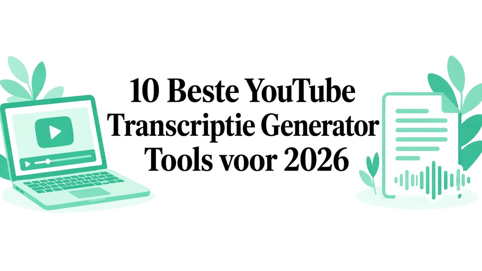 10 beste YouTube transcript generator tools voor 2026