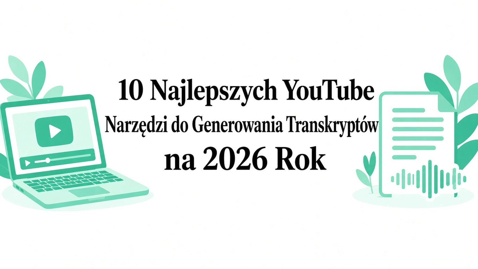 10 najlepszych narzędzi do transkrypcji z YouTube w 2026