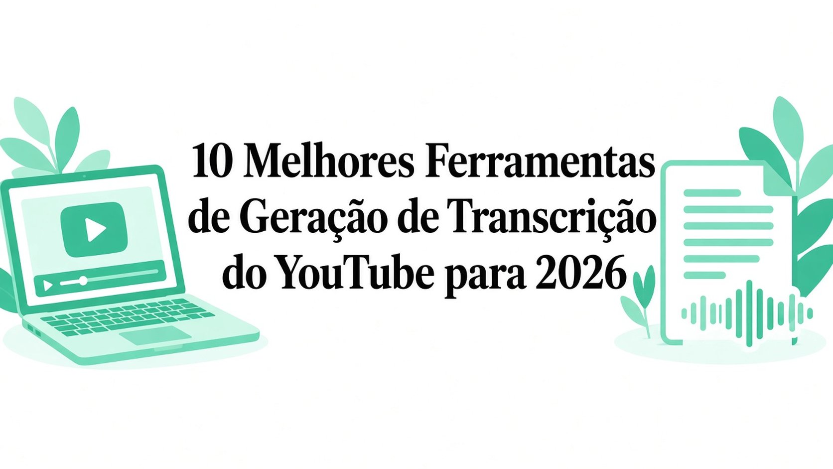 10 Melhores Ferramentas Geradoras de Transcrições do YouTube para 2026
