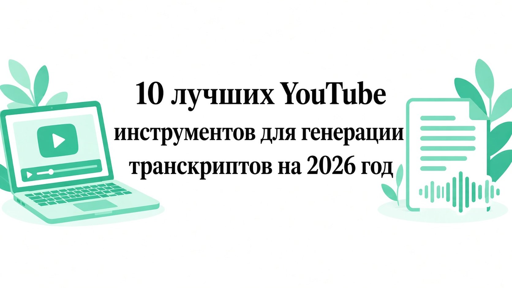 10 лучших инструментов расшифровки видео ютуб в 2026 году