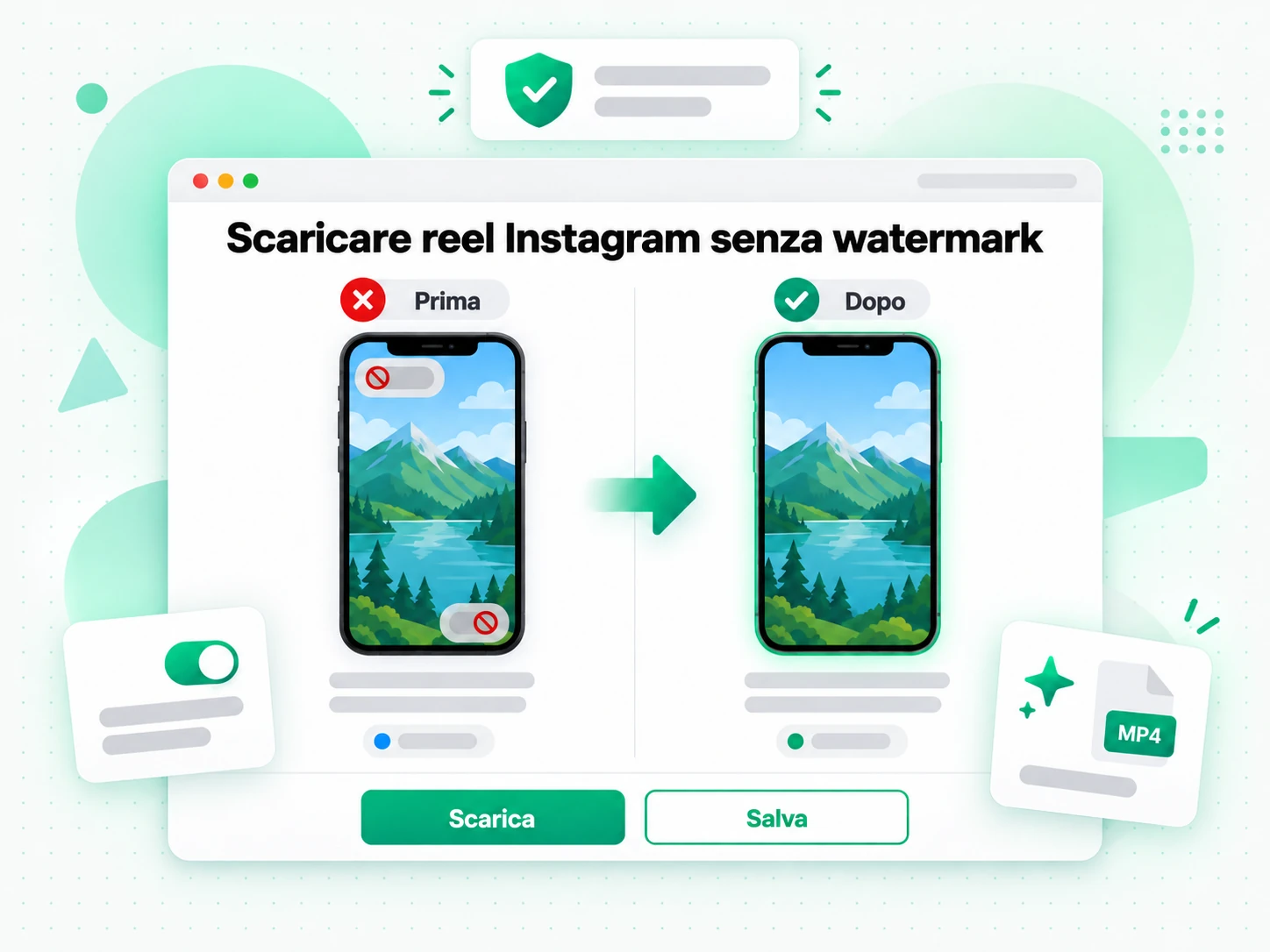 Scaricare reel Instagram senza watermark: reel instagram scaricato senza watermark visibile