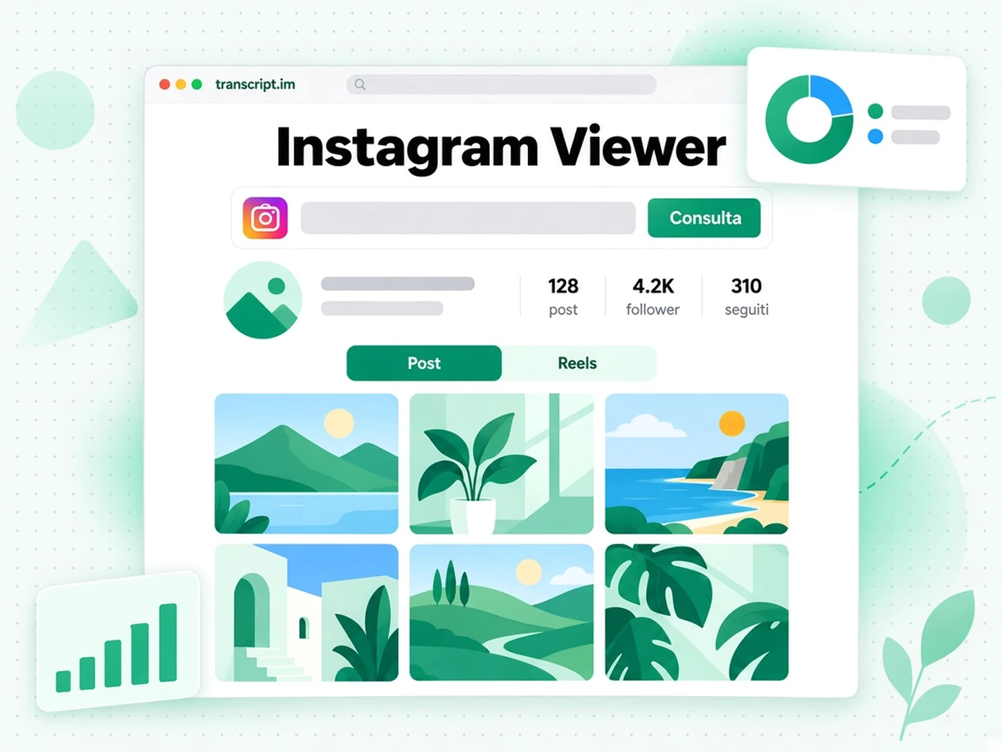 Instagram Viewer: Cerca un profilo Instagram pubblico
