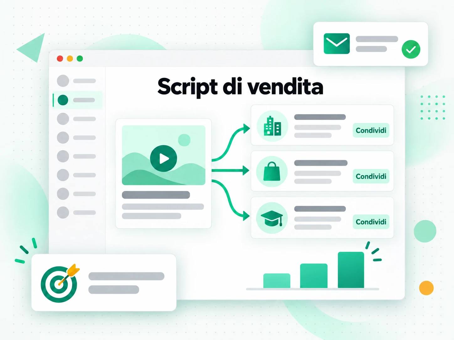 Script di vendita: pitch di vendita personalizzati da un'unica trascrizione