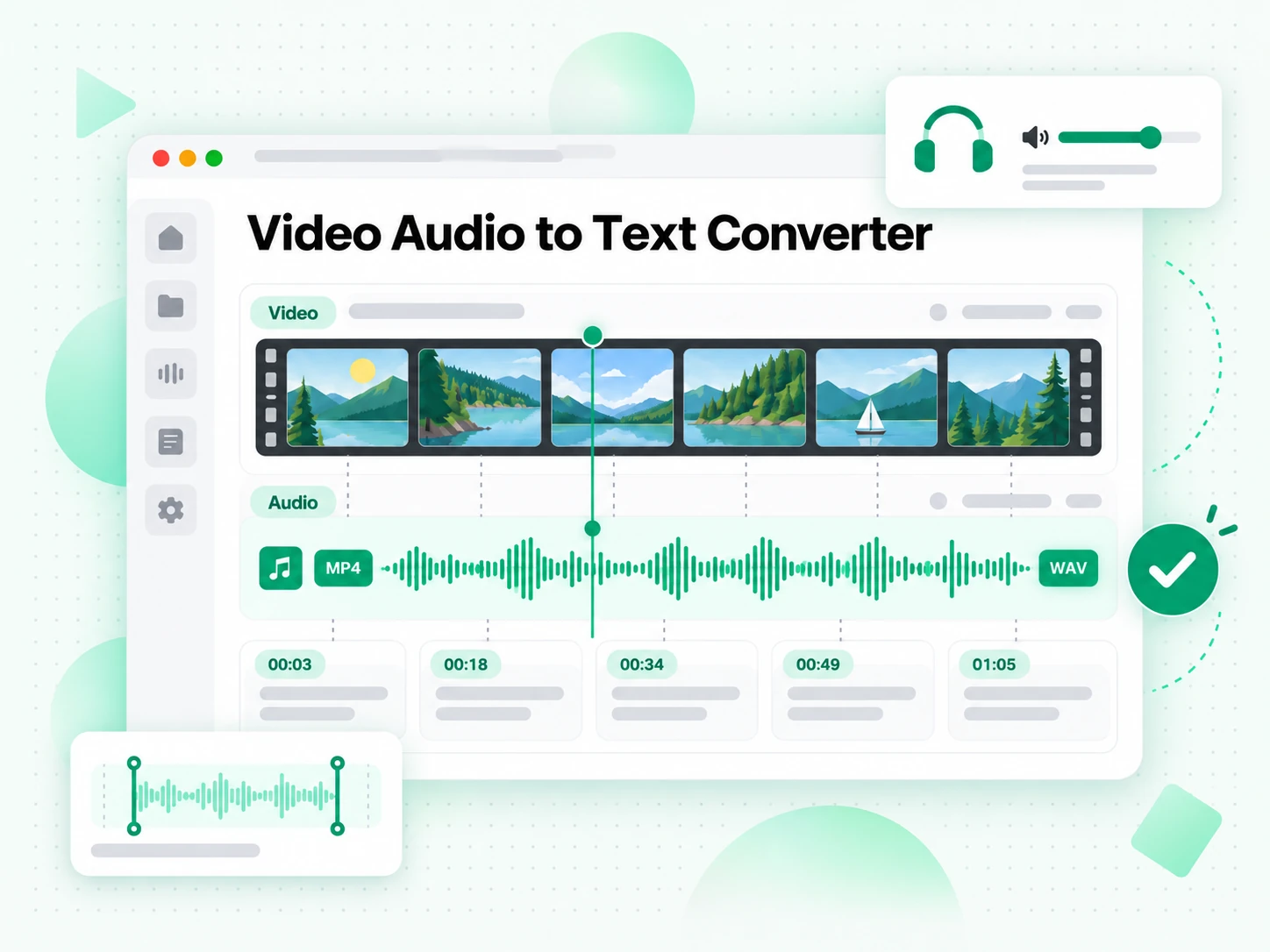 Video Audio to Text Converter: audio di un video convertito in testo con un unico strumento