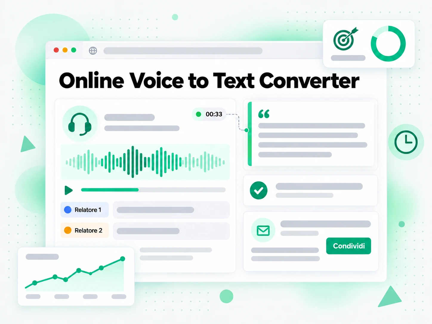 Online Voice to Text Converter: convertitore online che trasforma una nota vocale in testo