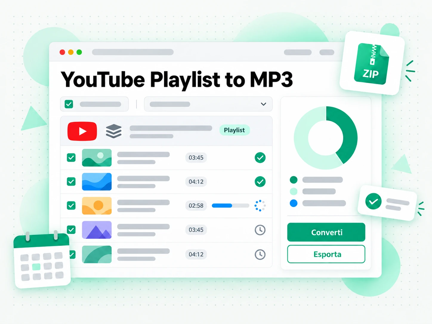 YouTube Playlist to MP3: playlist youtube convertita in una serie di file mp3