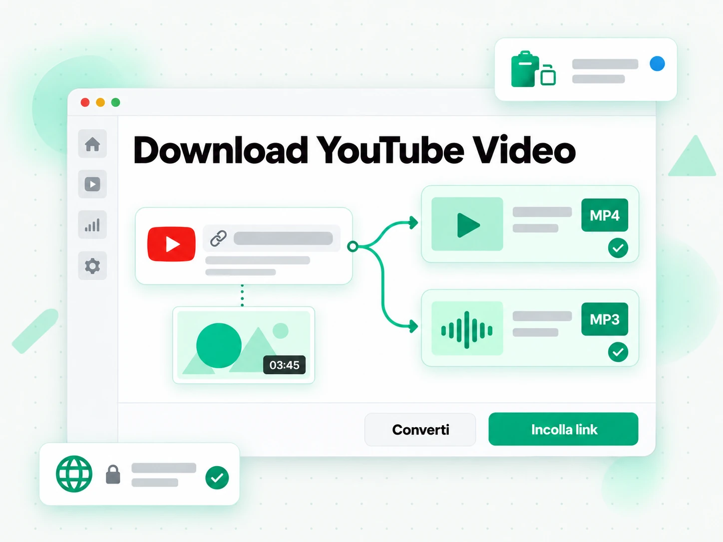 Download YouTube Video: link youtube trasformato in un file mp4 o mp3