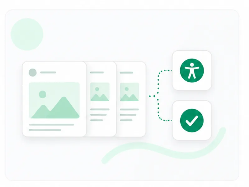 Team reviewing an accessible LinkedIn carousel document