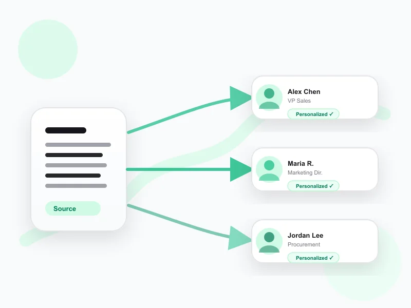 Polishing an interview transcript with AI