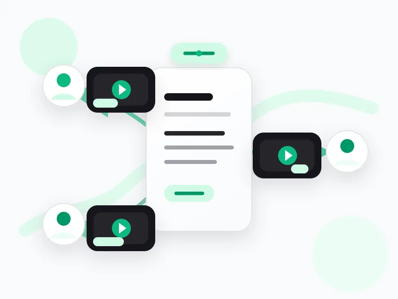 Personalized sales videos from one transcript