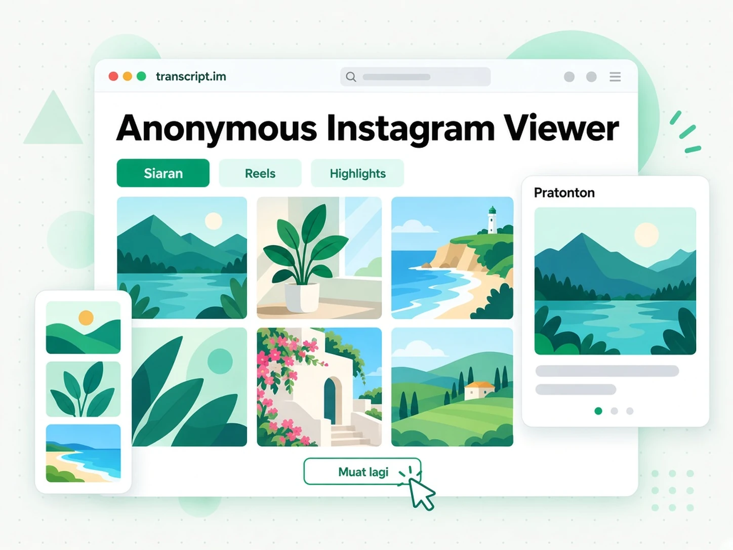 Anonymous Instagram Viewer: Layari siaran, Reels, dan Highlights