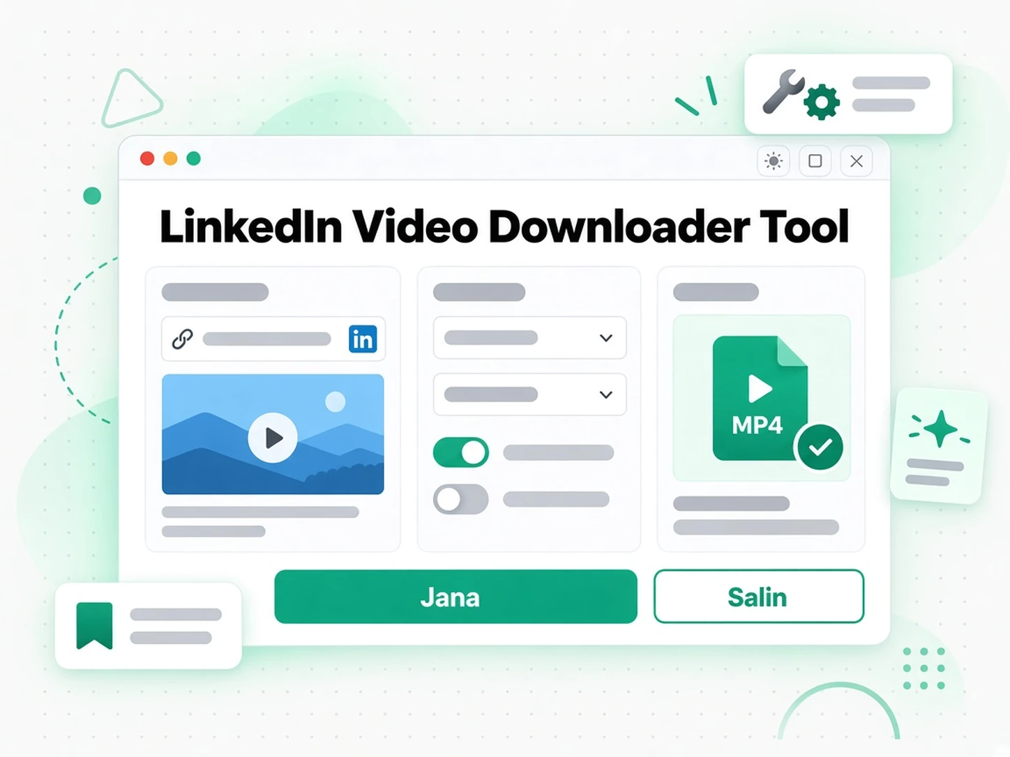 Alat Pemuat Turun Video LinkedIn: penyelidik memelihara video LinkedIn beserta sumber