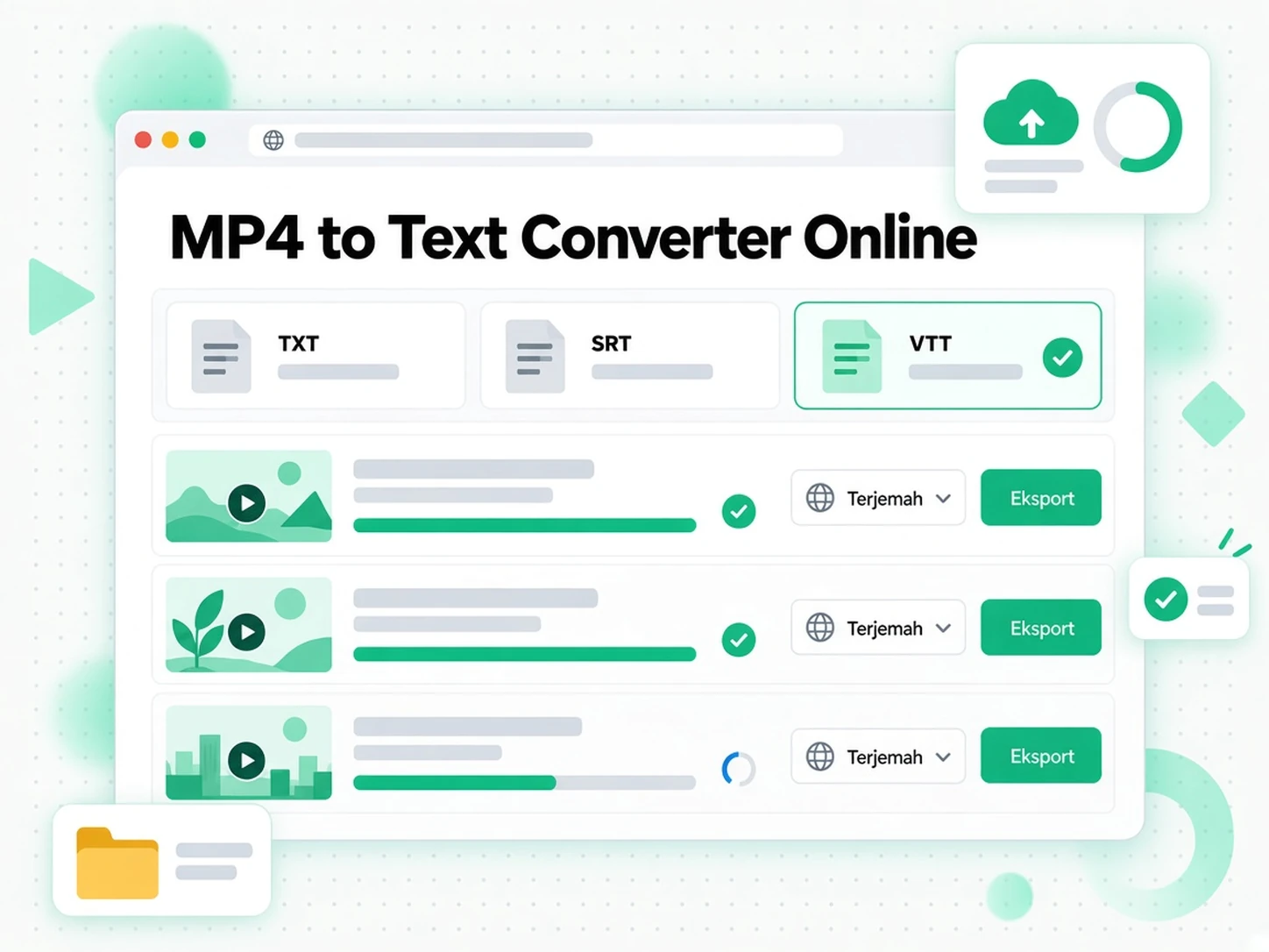 Penukar MP4 ke Teks Dalam Talian: menulis semula transkrip MP4 menjadi skrip baharu