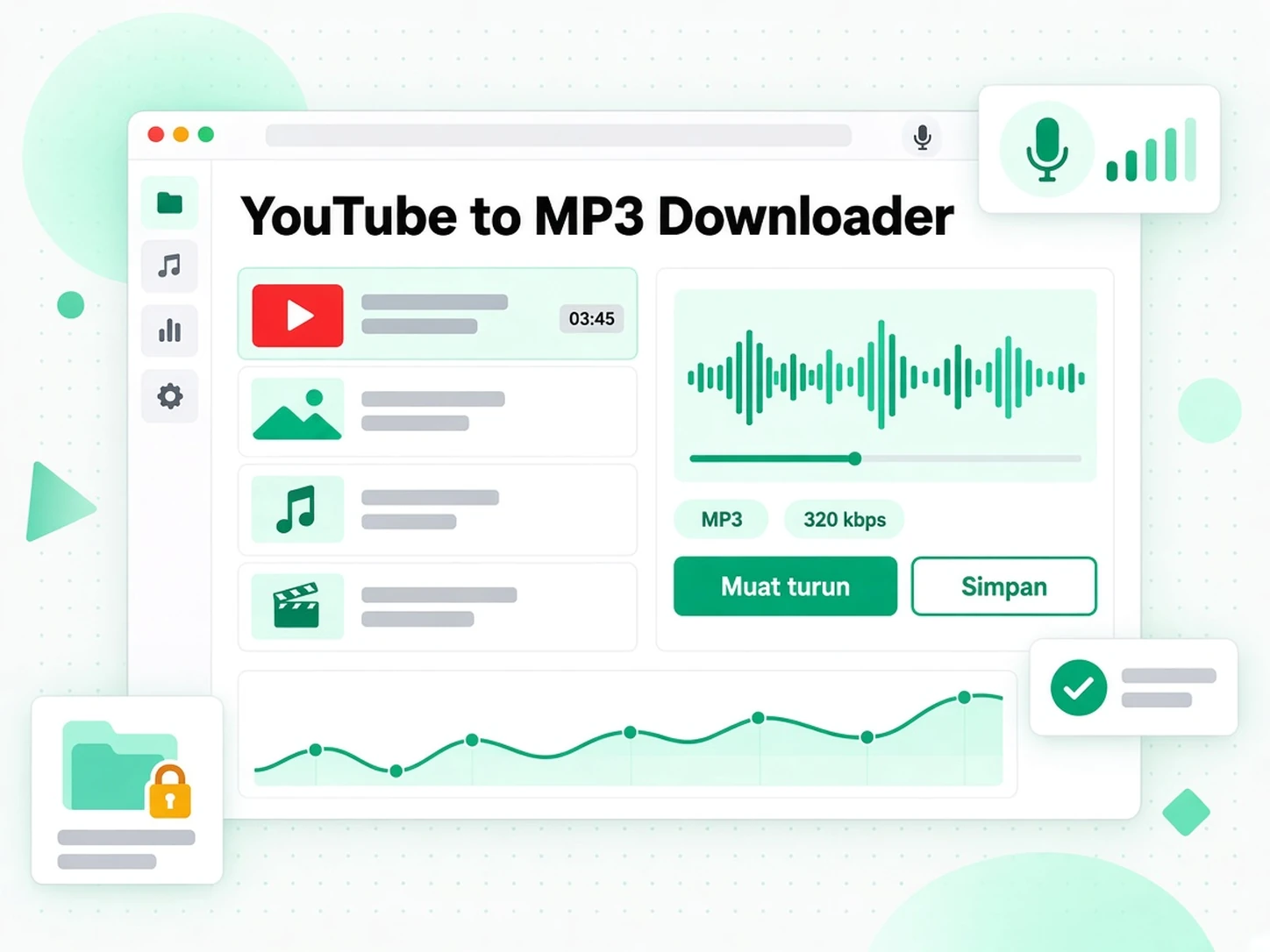 Pemuat Turun YouTube ke MP3: menukar muat naik YouTube sendiri menjadi fail audio MP3