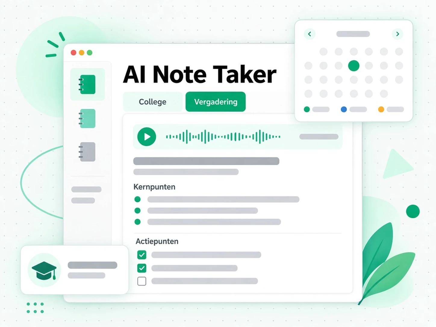 AI-notulist: een transcript omzetten in studie- en vergadernotities