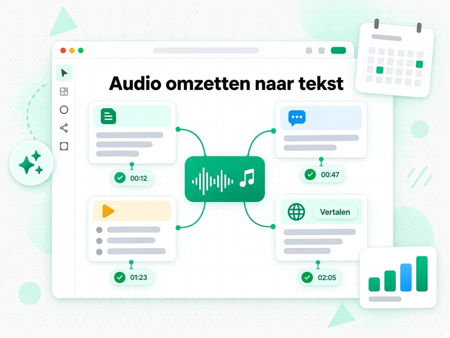 Audio omzetten naar tekst: shownotes en artikelen opnieuw maken uit een audiotranscript