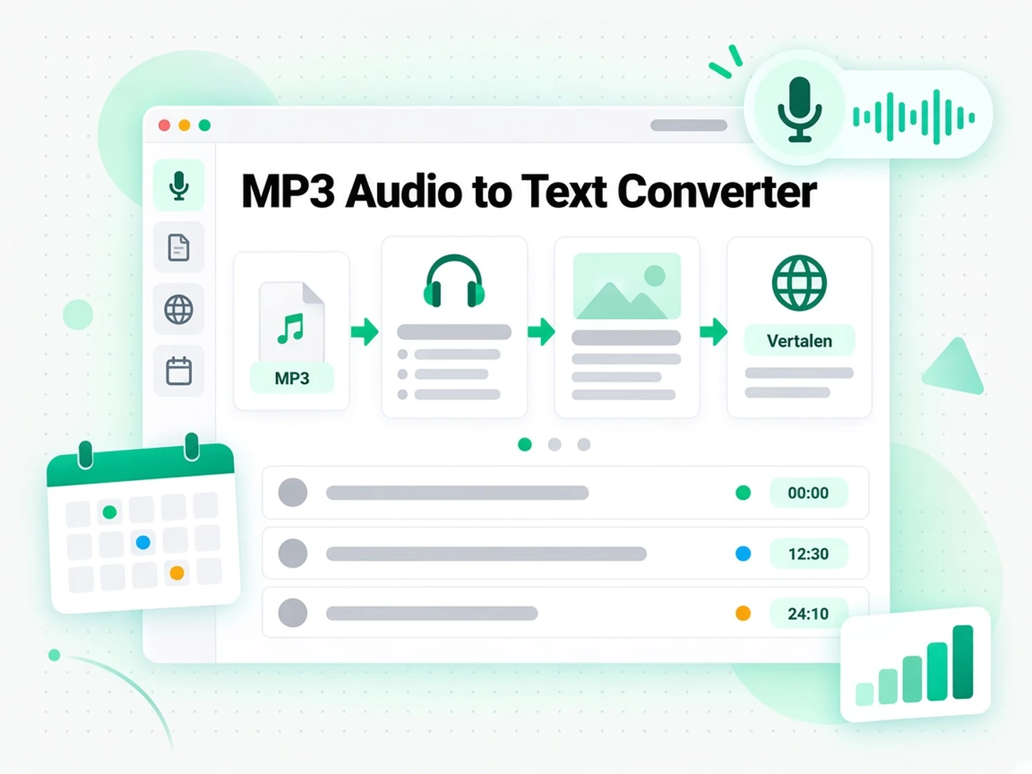 MP3 audio naar tekst: shownotes en artikelen opnieuw maken uit een MP3-transcript