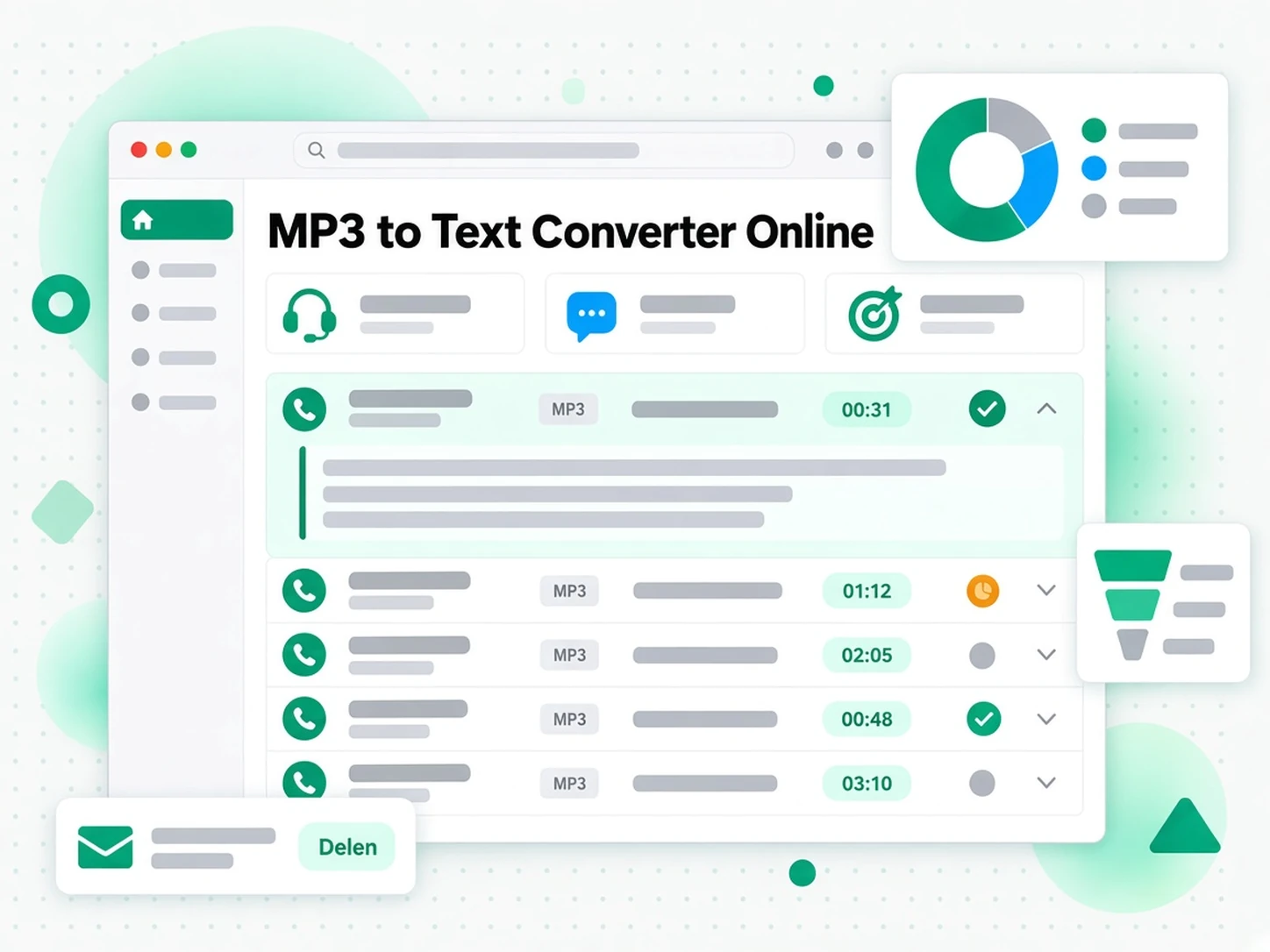 MP3 naar tekst online: gelokaliseerde sales- en outreachscripts op basis van een MP3-transcript