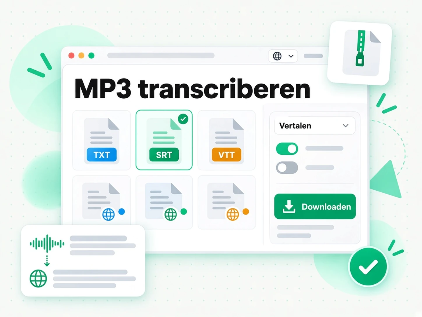 MP3 transcriberen: een MP3-transcript herschrijven tot een nieuw artikel of script