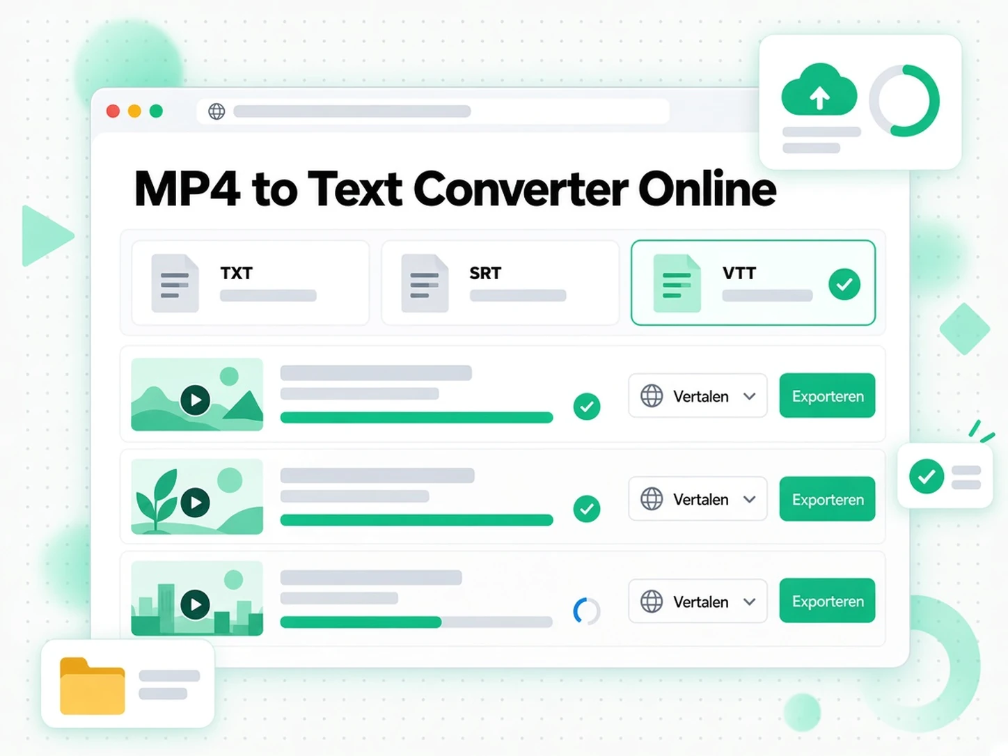 MP4 naar tekst online: een MP4-transcript herschrijven tot een nieuw script