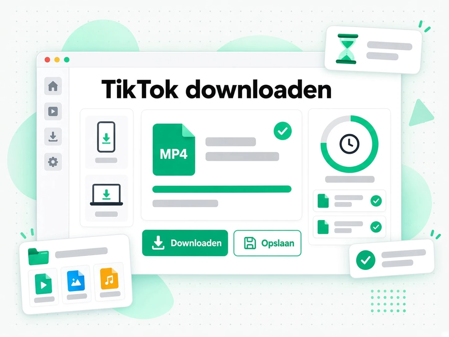 TikTok downloaden: het voltooide bestand downloaden
