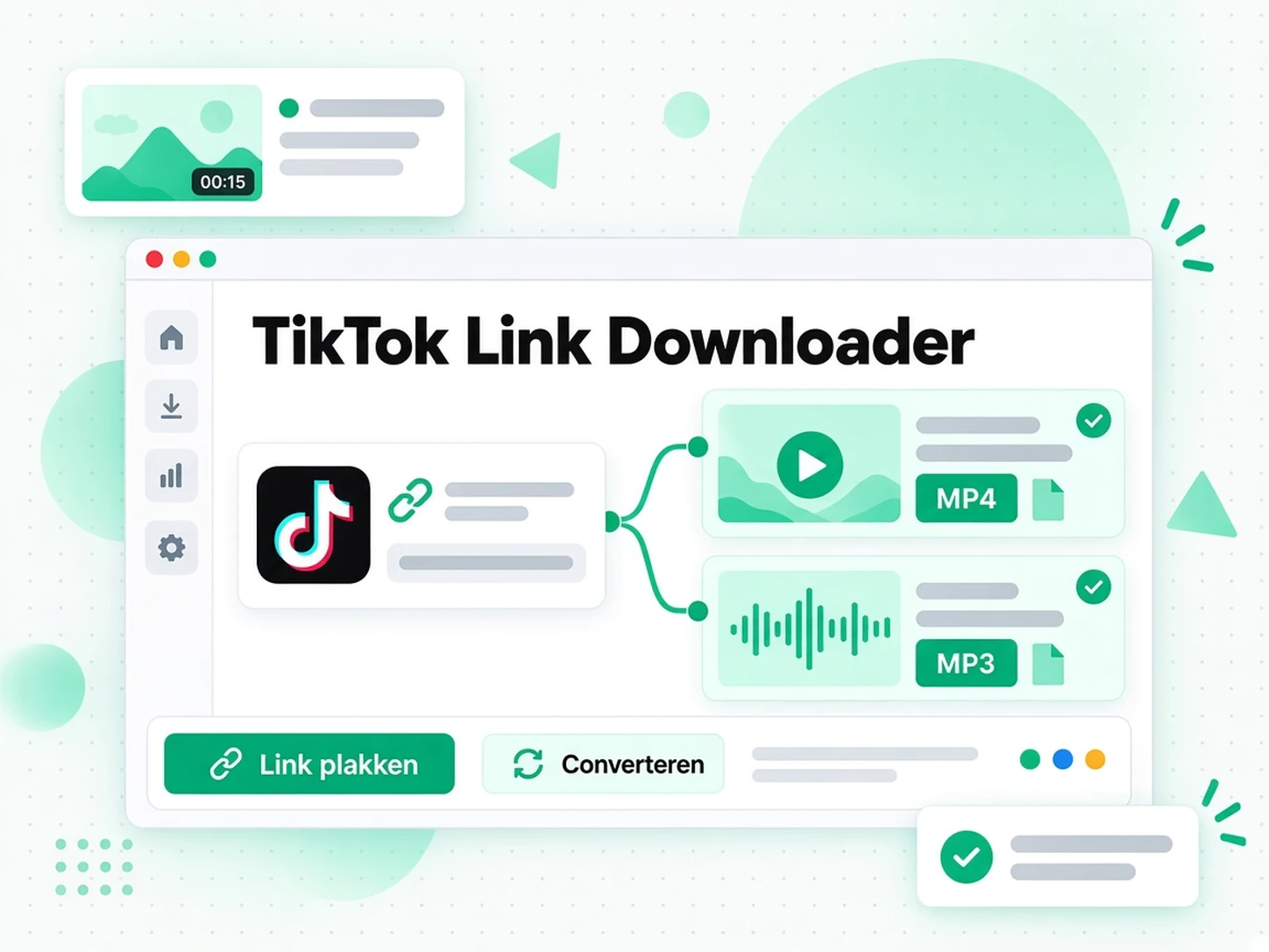 TikTok link downloaden: een TikTok-link plakken in de downloader