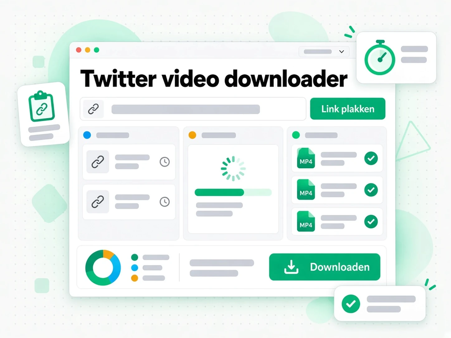 X video downloader: een geautoriseerd X-videofragment klaargemaakt voor transcriptie