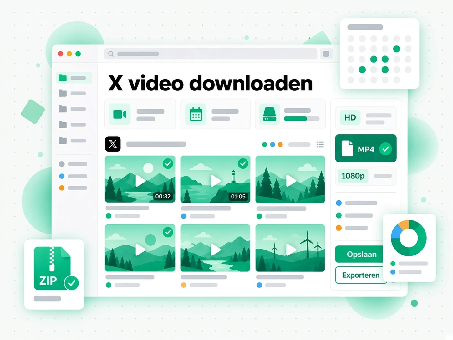 X video downloaden: een creator maakt een back-up van video van het eigen X- of Twitter-bericht