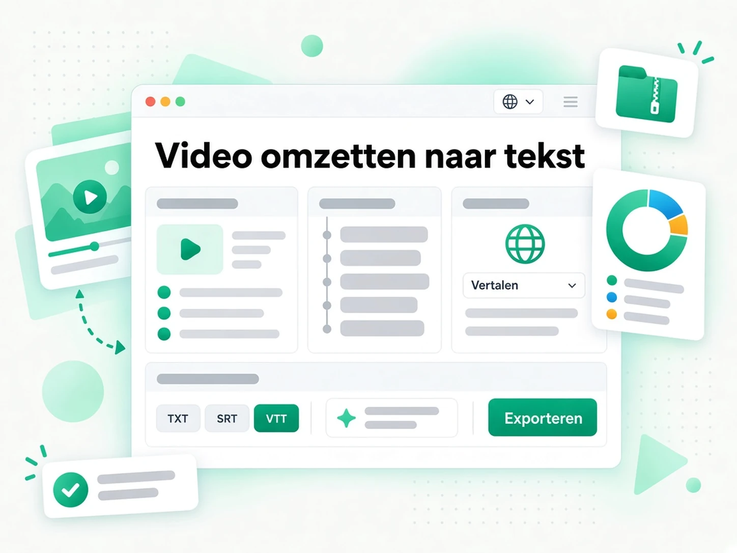 Video omzetten naar tekst: een videotranscript herschrijven tot een nieuw script