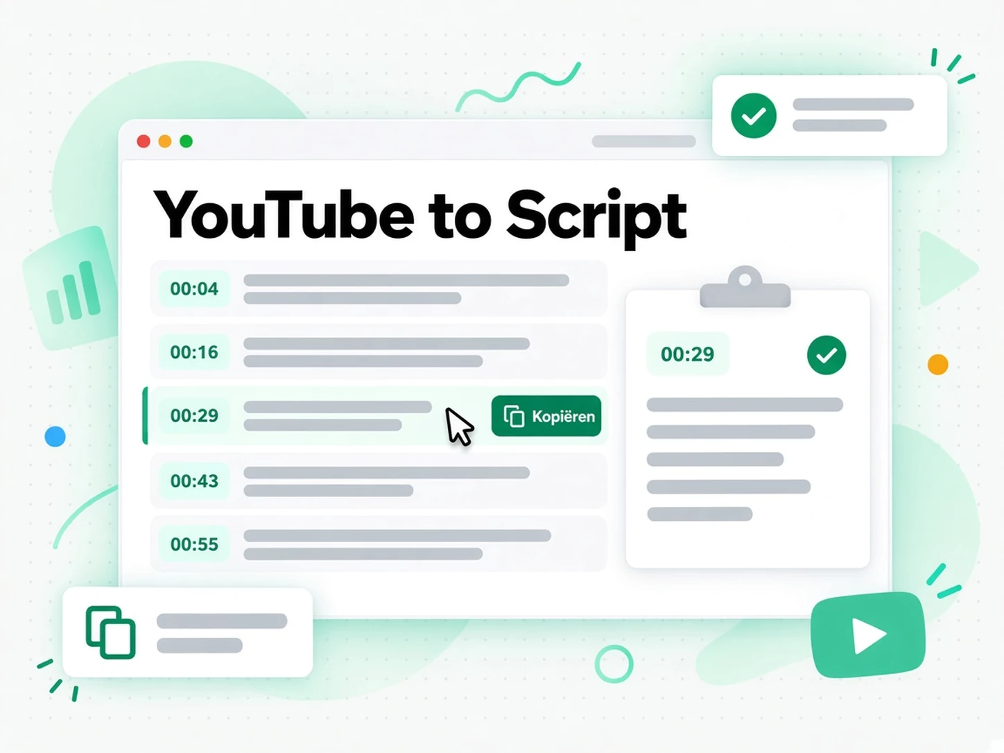 YouTube to Script: Lees en doorzoek het script zonder opnieuw te kijken