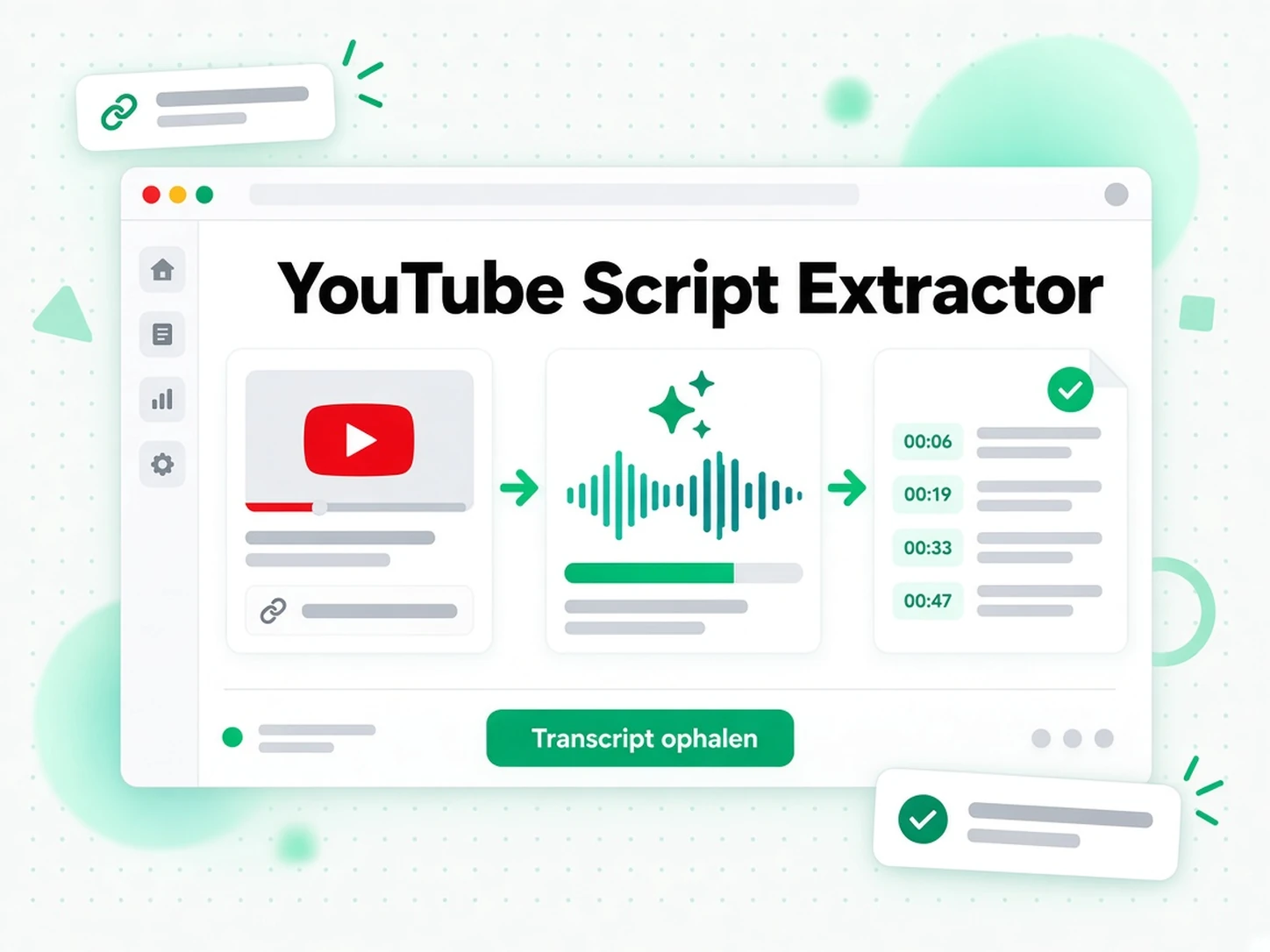 YouTube Script Extractor: Zet een YouTube-link om in een script