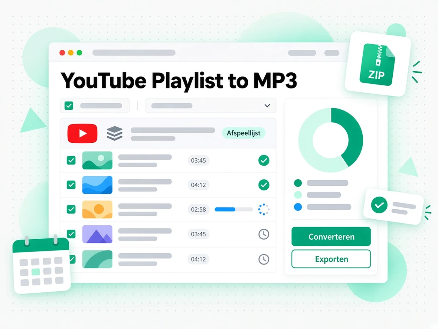 YouTube-afspeellijst naar MP3: alleen-op-YouTube-podcastafleveringen archiveren in een offline MP3-bibliotheek