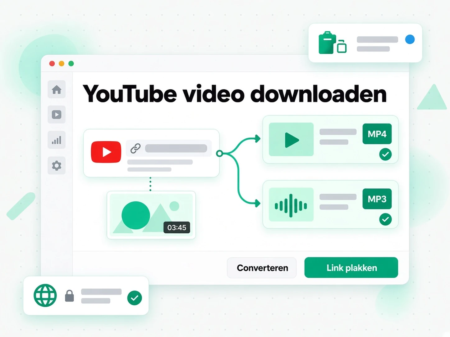 YouTube video downloaden: een YouTube-link plakken in de downloader