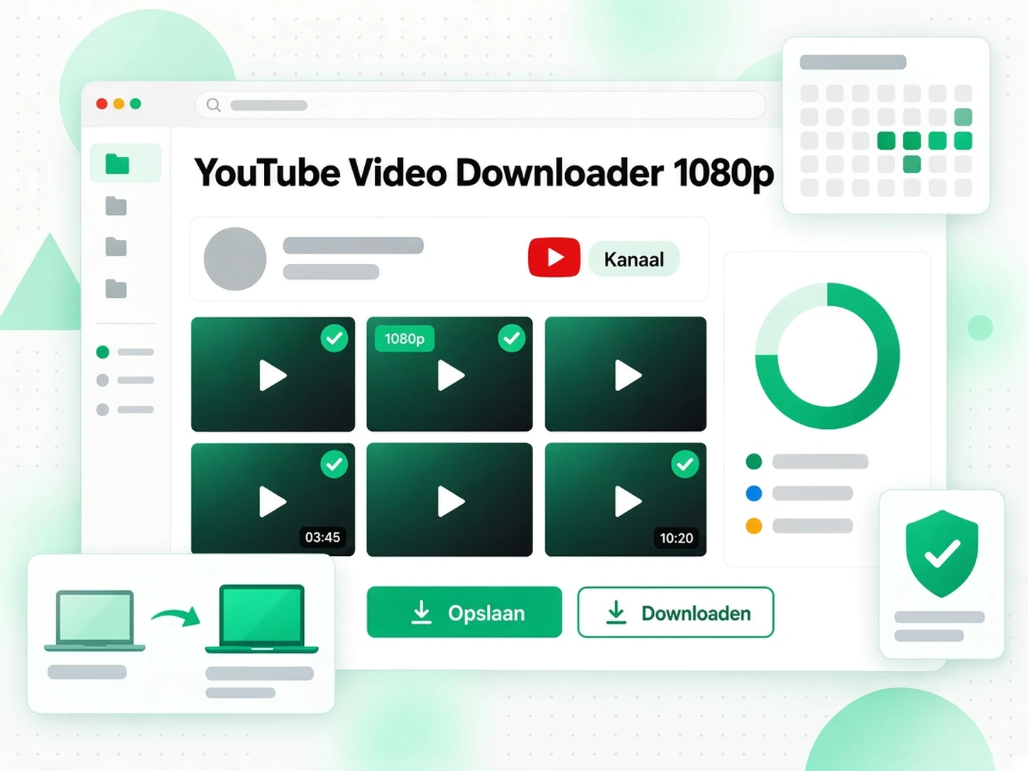 YouTube video downloaden 1080p: een creator maakt een back-up van video's van het eigen YouTube-kanaal