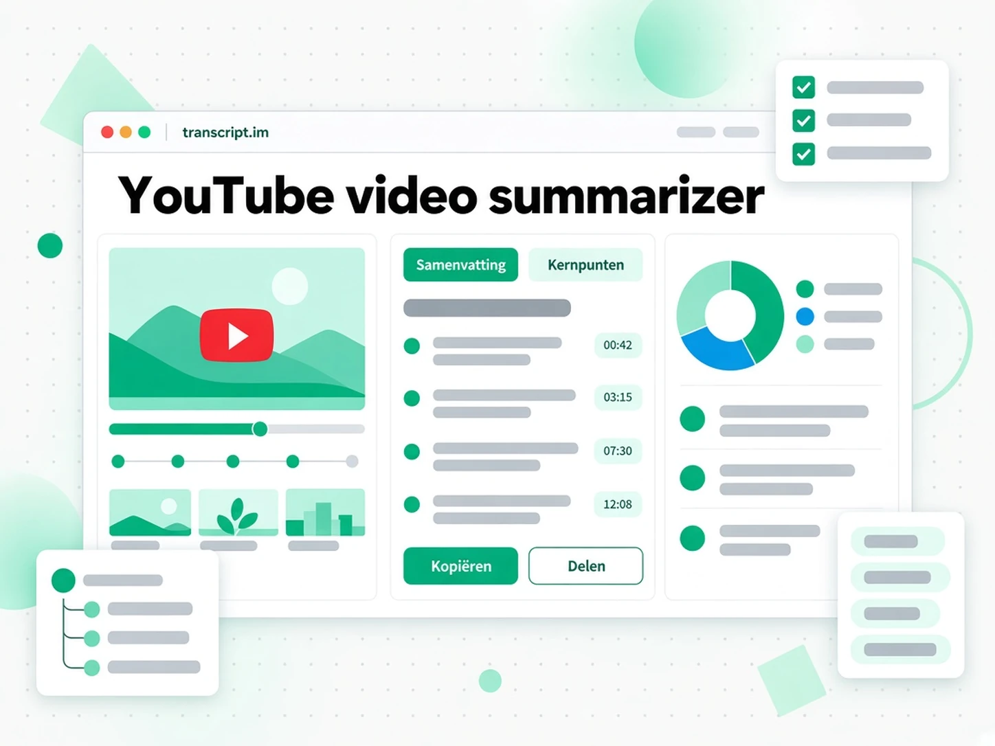 YouTube video summarizer: een YouTube-video samenvatten tot kernpunten met AI