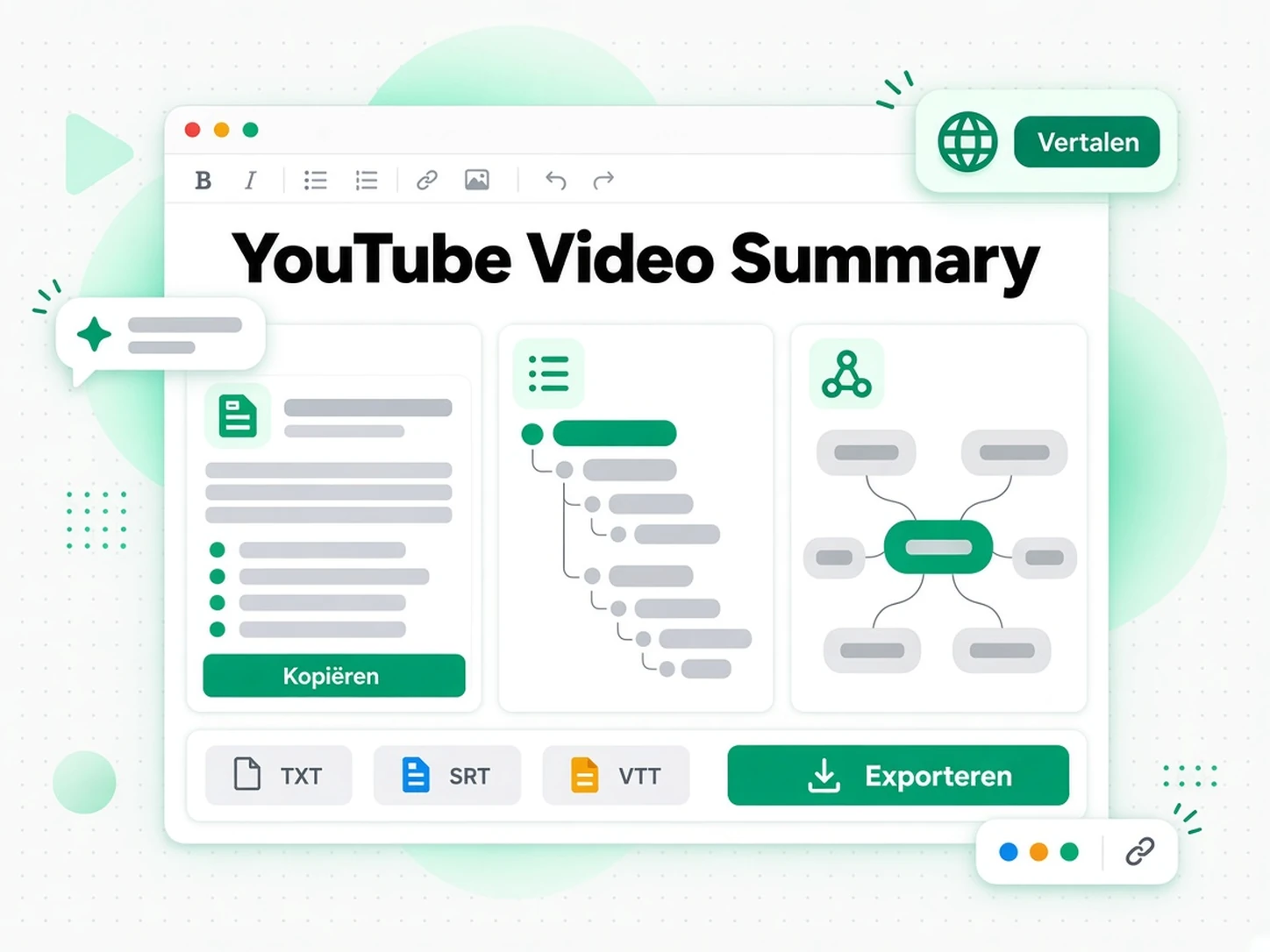 Een YouTube-videosamenvatting naar een andere taal vertalen
