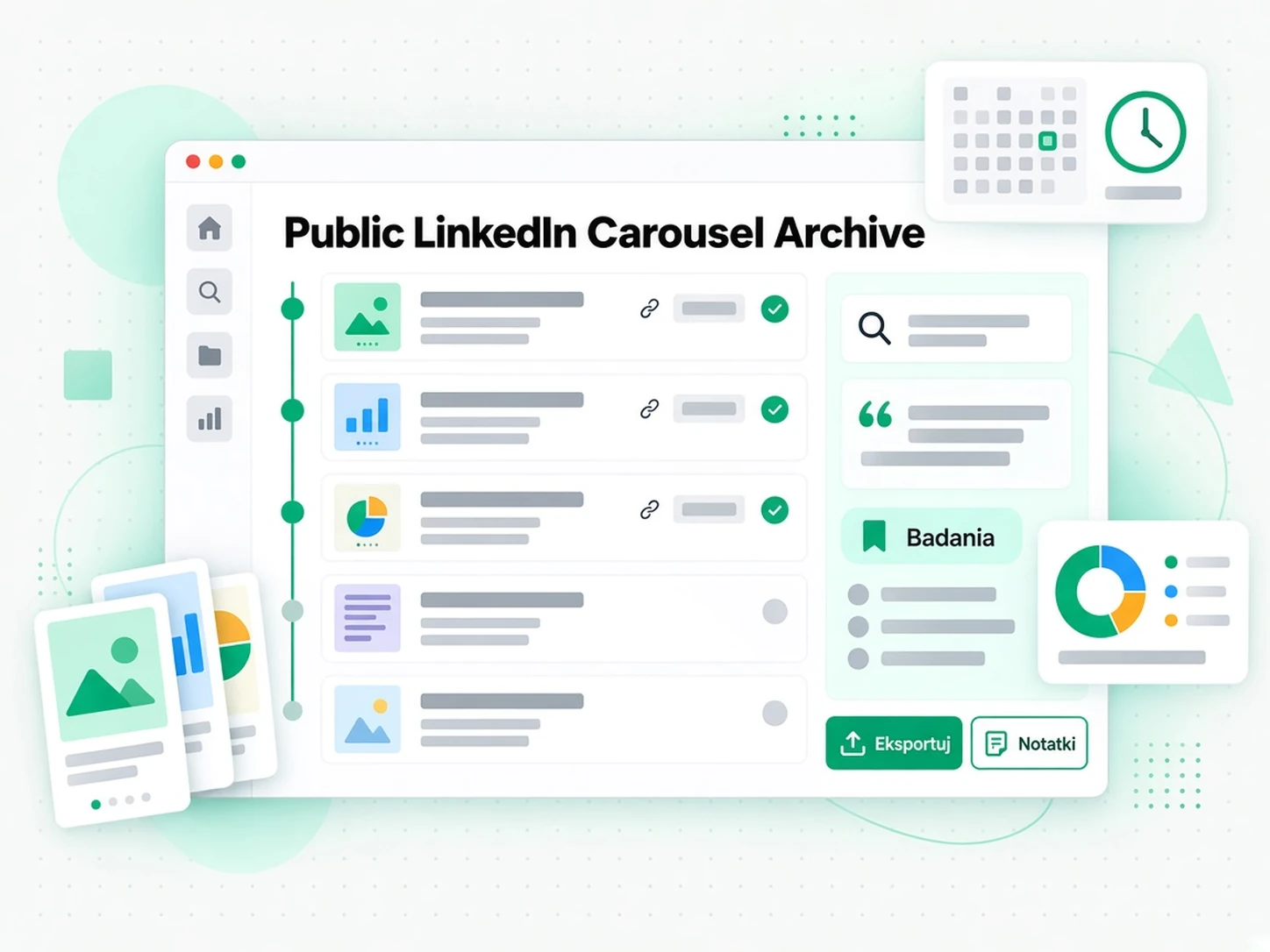 Badacz zachowuje publiczne źródło karuzeli LinkedIn