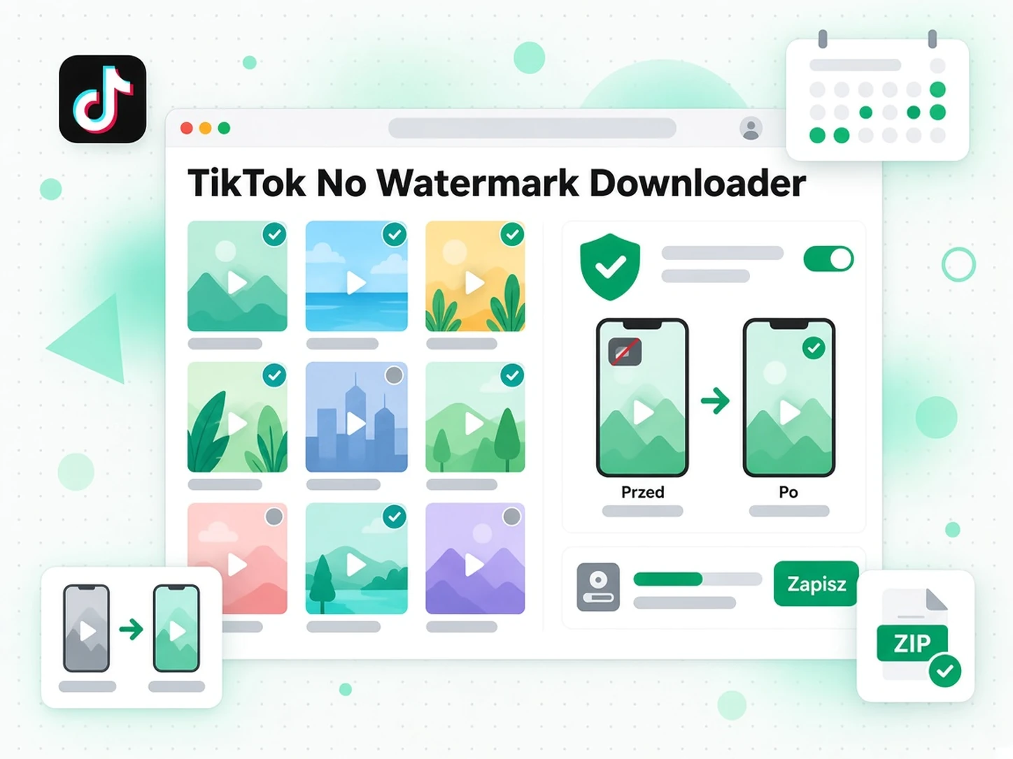 Twórca tworzy kopie zapasowe filmów z własnego profilu TikTok