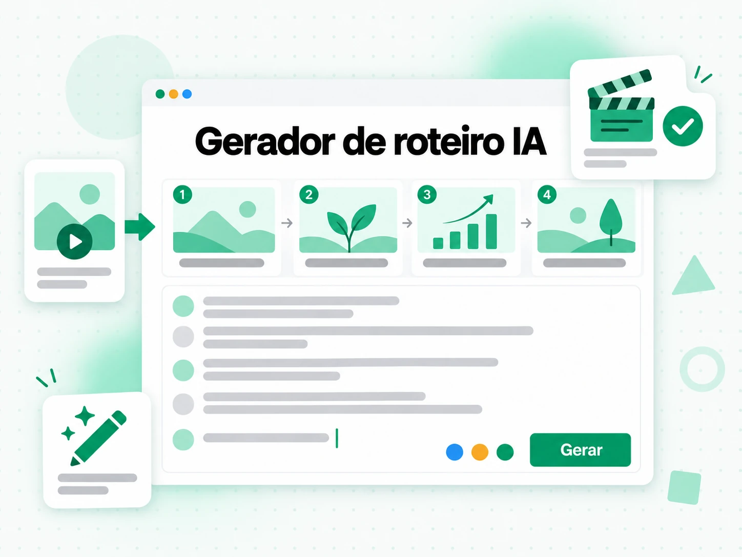 Gerador de roteiro IA: recriar um vídeo com novo roteiro ou idioma a partir da transcrição