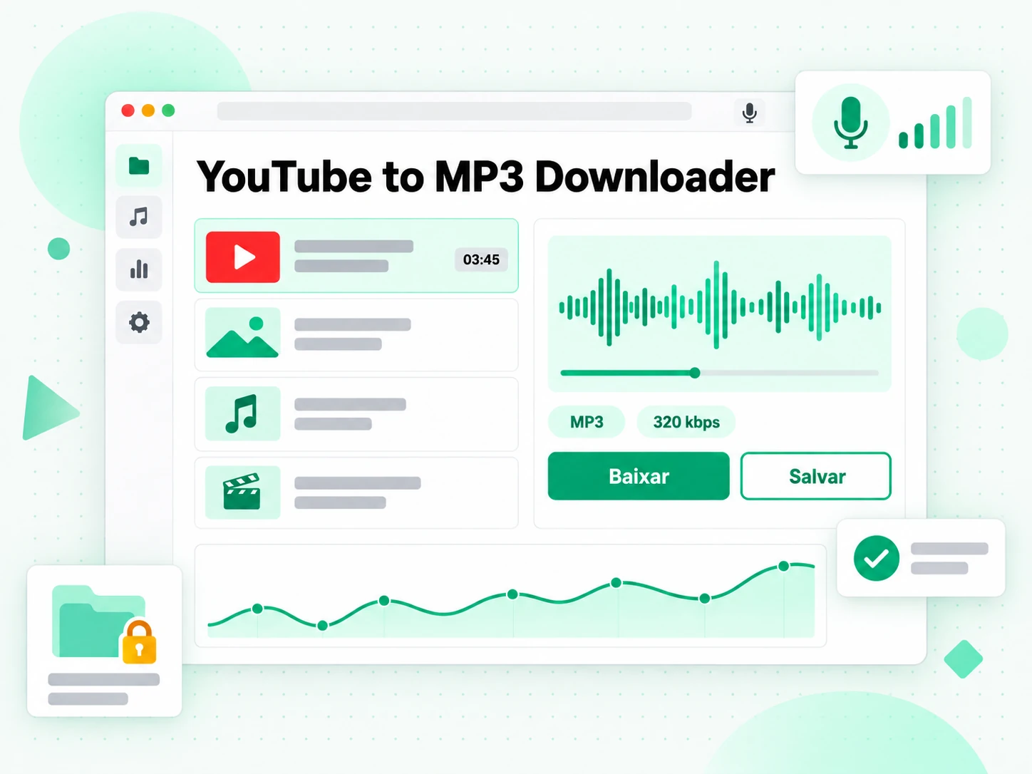 YouTube to MP3 Downloader a partir do próprio vídeo enviado