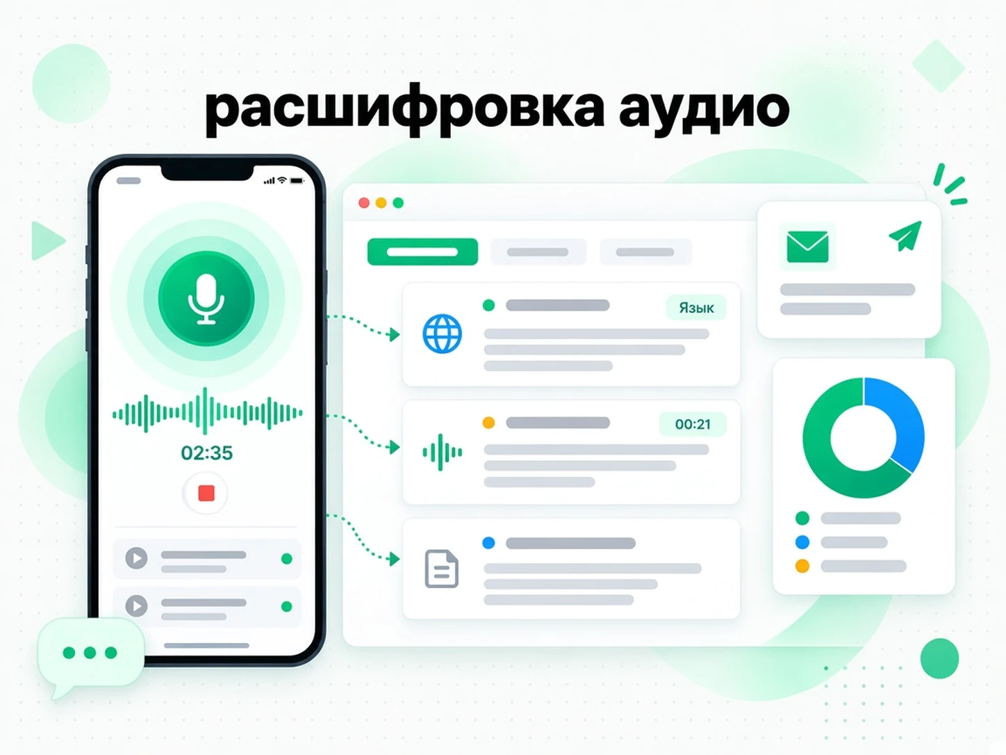 расшифровка аудио: локализованные скрипты продаж из расшифровки аудио