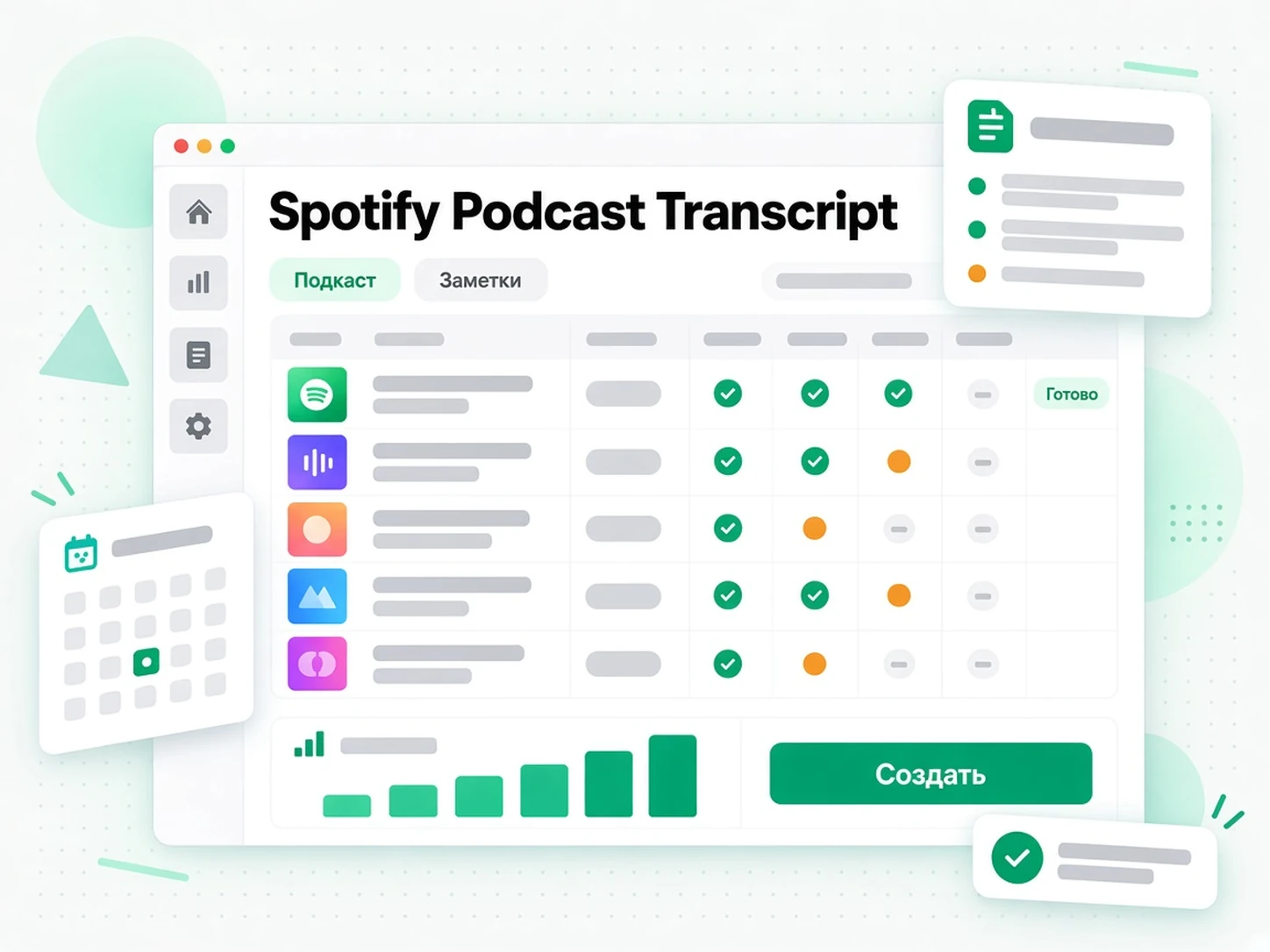 Транскрипт подкаста Spotify: как воссоздать описание выпуска и статьи по транскрипту подкаста