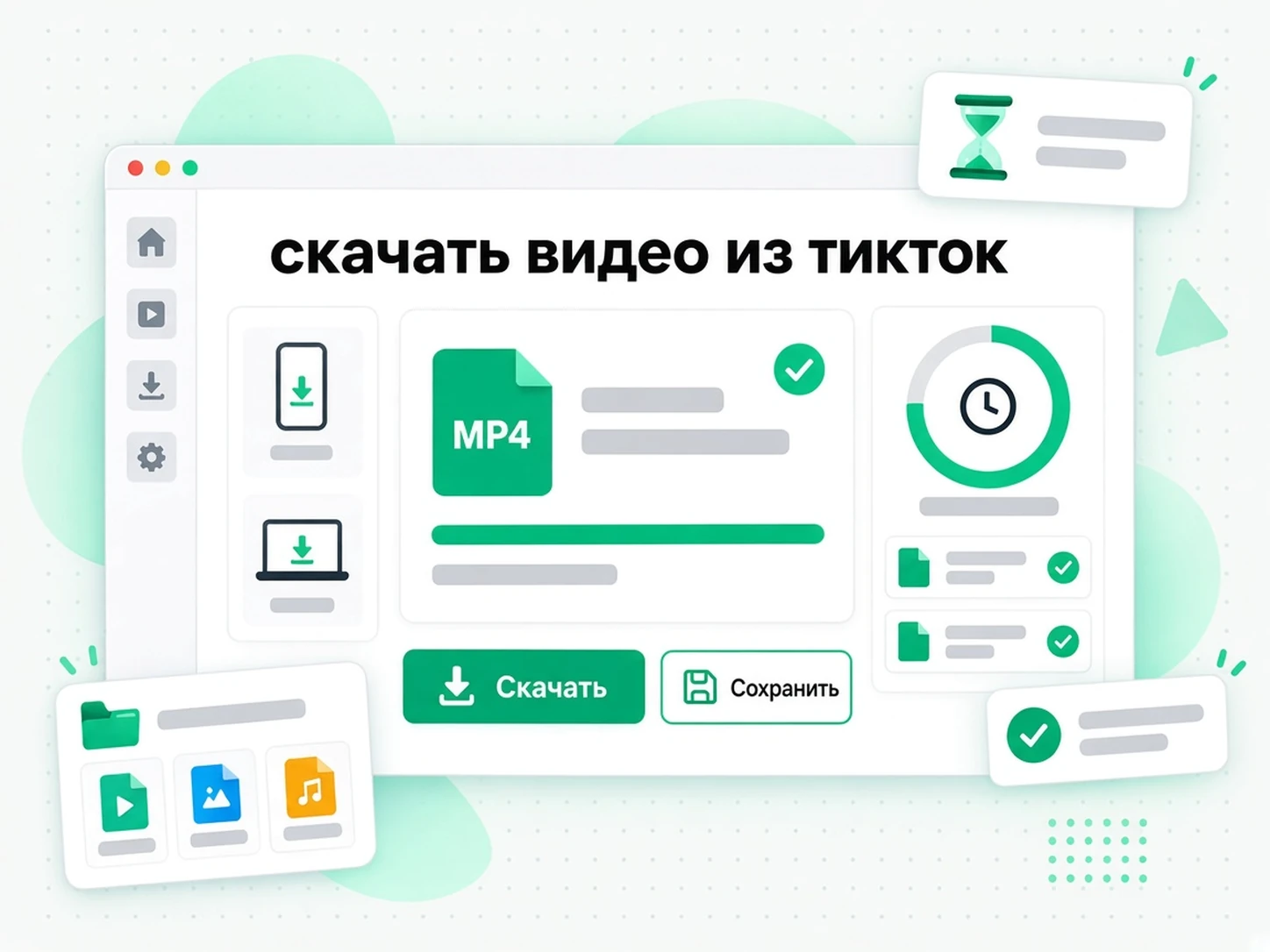 скачать видео из тикток: скачивание готового файла