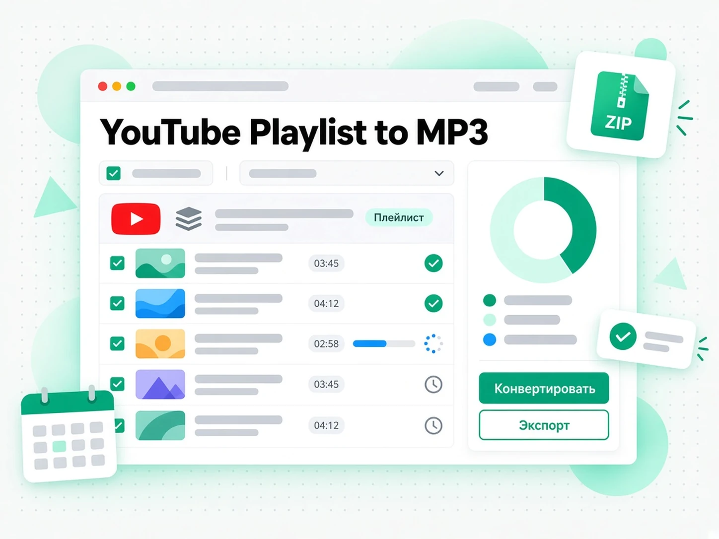 YouTube Playlist to MP3: архивирование эксклюзивных подкастов YouTube в офлайн-библиотеку MP3
