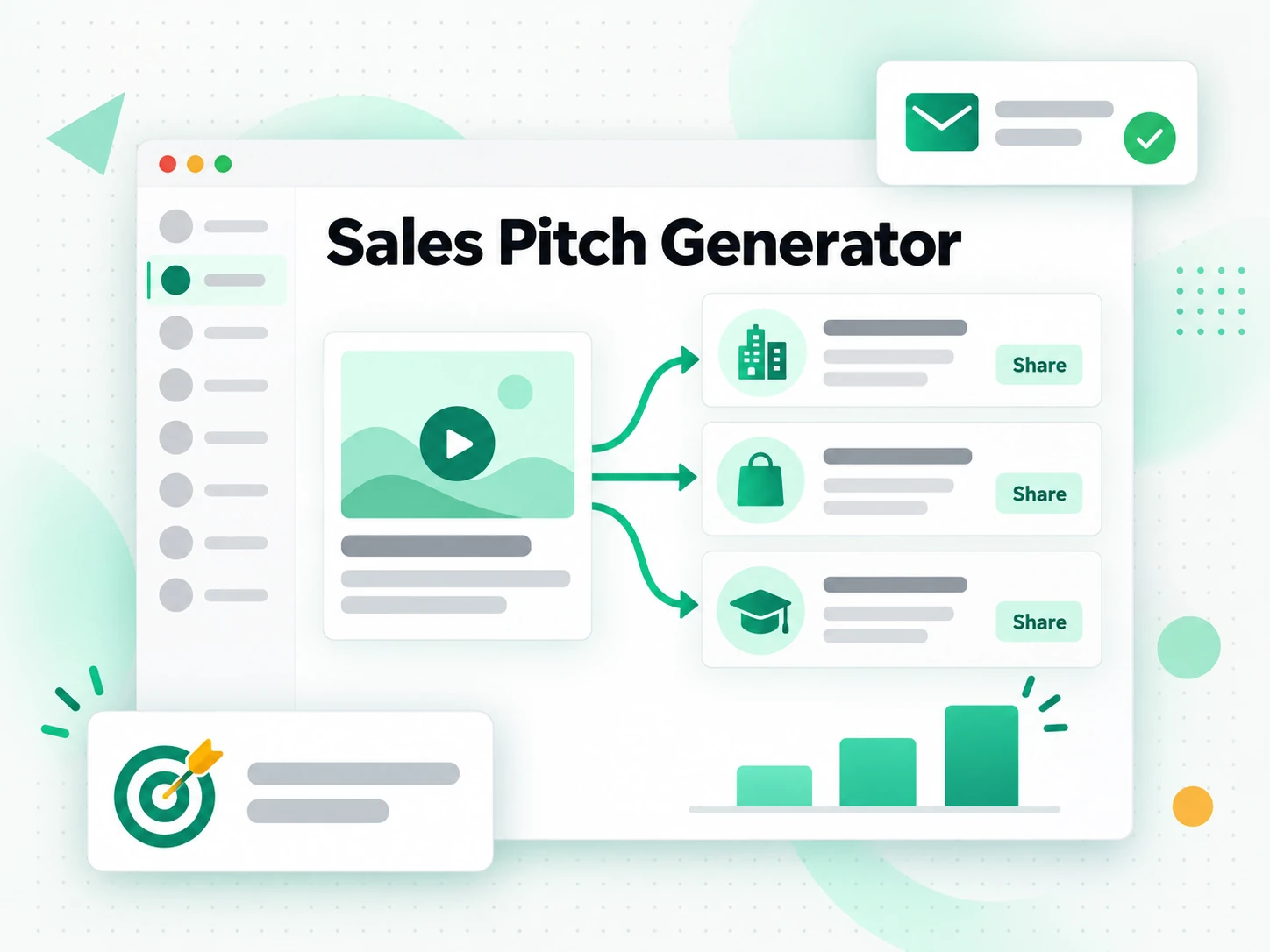 Sales Pitch Generator: personalized sales pitches drafted from one video transcript