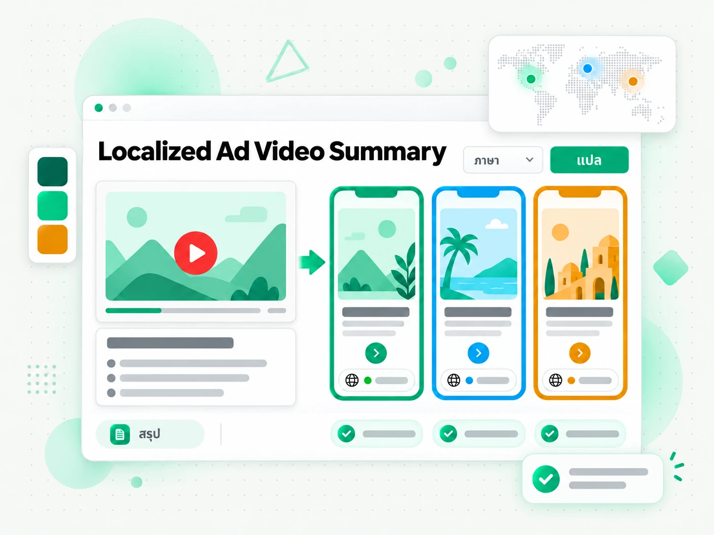 Localized Ad Video Summary สำหรับตลาดต่างประเทศ