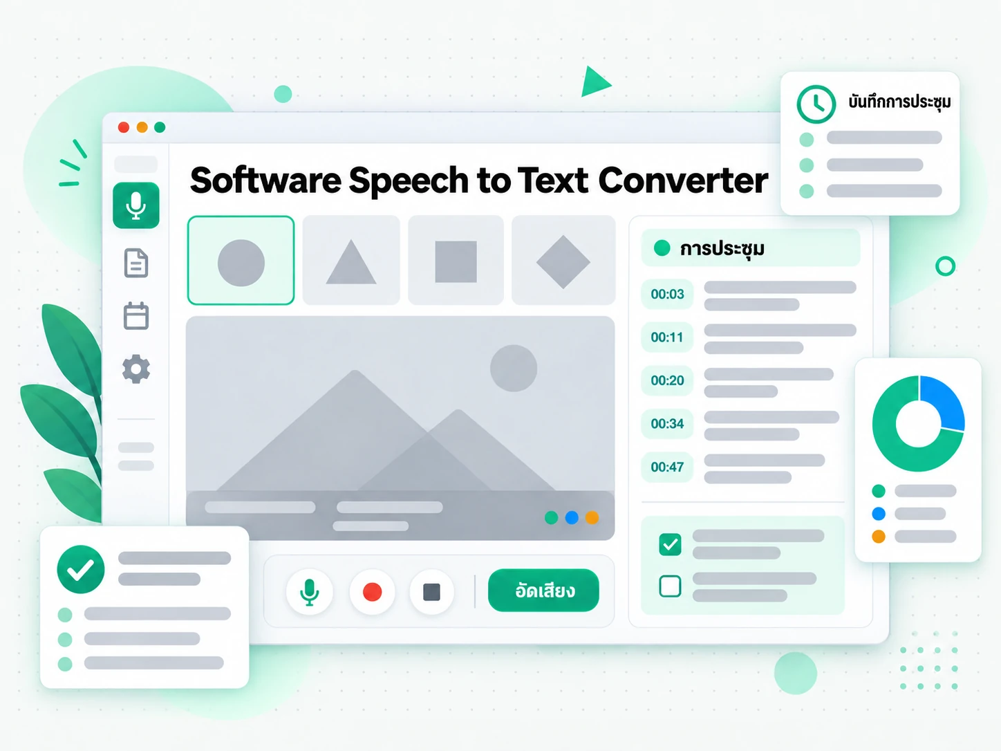 Software Speech to Text Converter สร้างบันทึกการเรียน