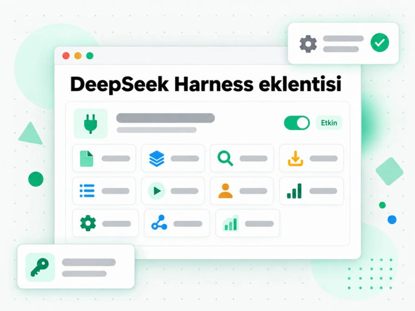 DeepSeek Harness eklentisi: tek bir etkin eklentide on bir transkript ve YouTube aracı