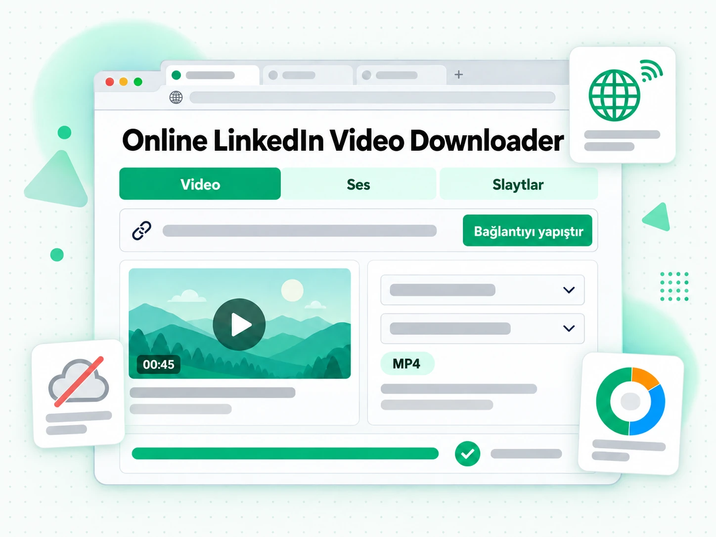 Online LinkedIn Video Downloader: onaylanmış bir LinkedIn müşteri videosunu inceleyen satış ekibi